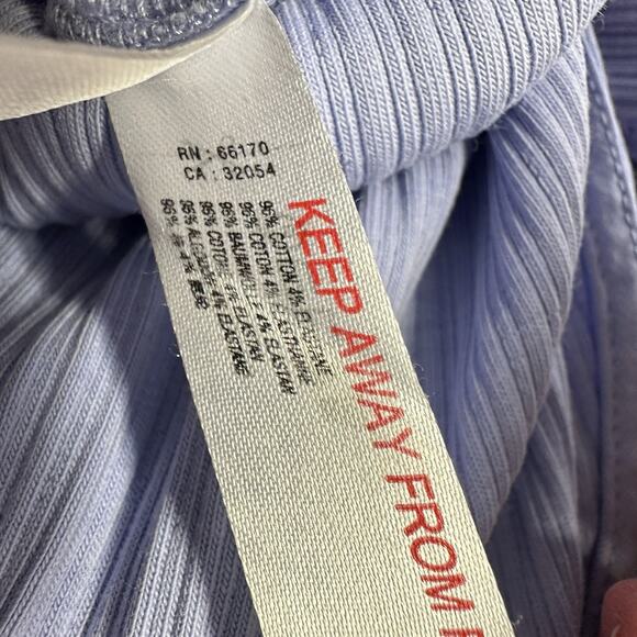 Anthropologie Daily Practice Dolman‎ Sleeved Midi Dress Blue Ribbed Size S - Picture 10 of 11